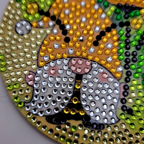 Heart Gnome Spring Summer Coaster - Picture 2 of 3